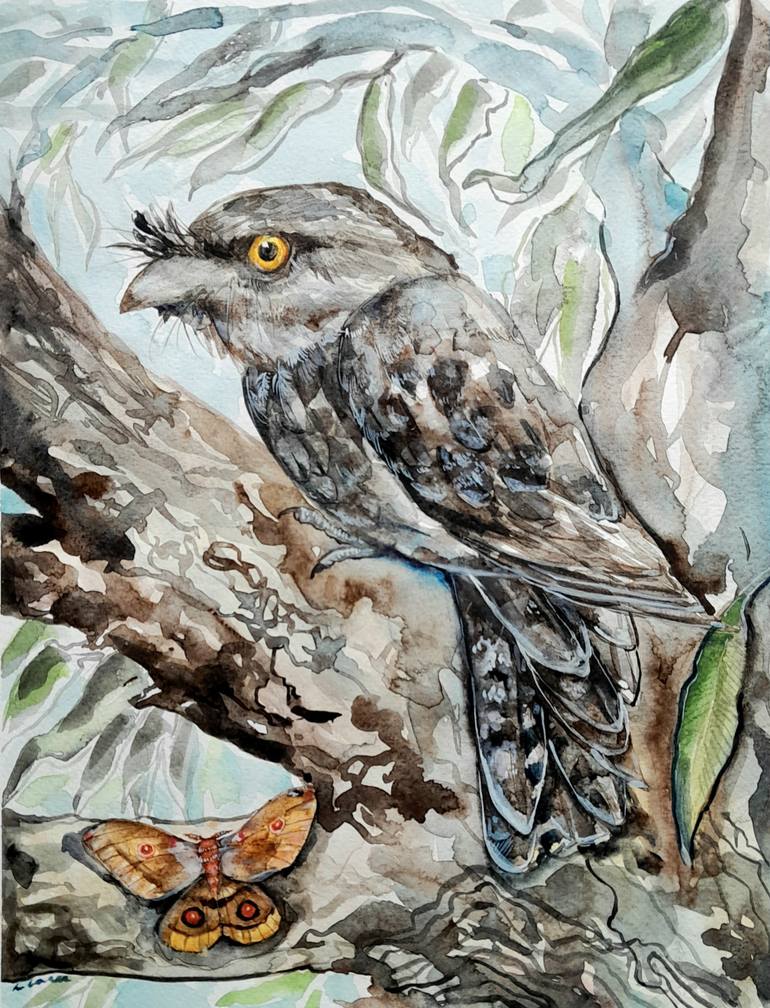 Original Contemporary Animal Painting by Liz H Lovell