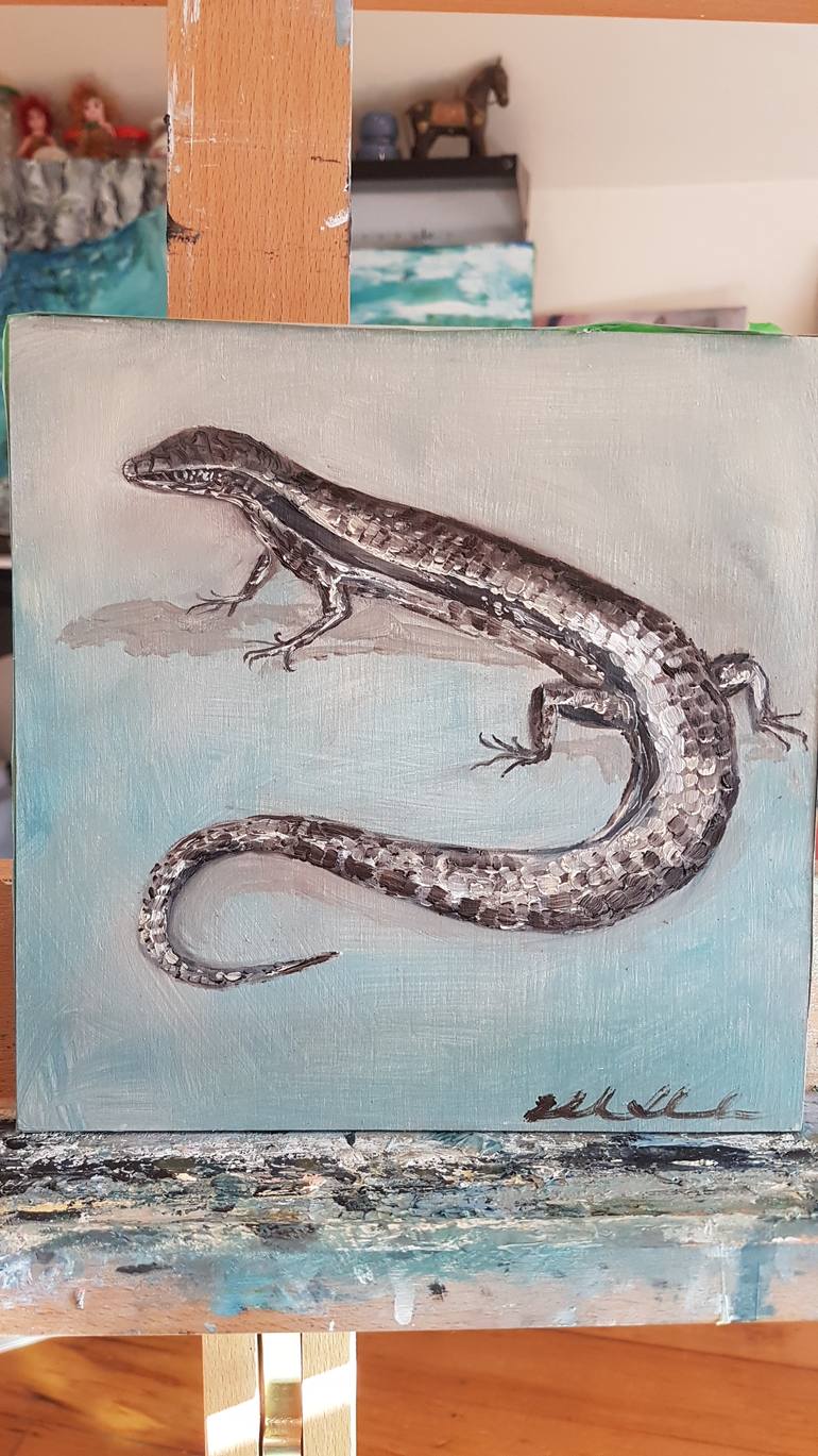 Original Impressionism Animal Painting by Liz H Lovell