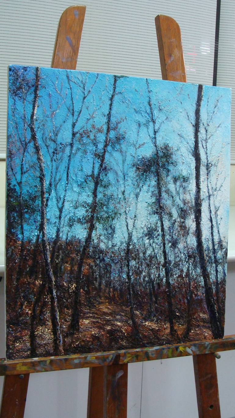 Original Impressionism Nature Painting by gwanhee lee