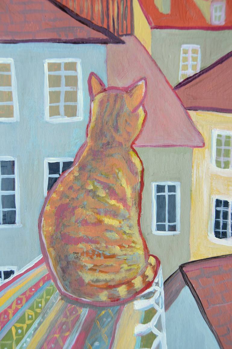 Original Contemporary Landscape Painting by Viktoriia Slavinska