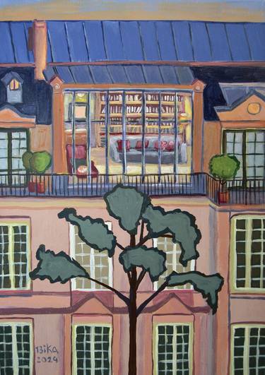 Original Architecture Paintings by Viktoriia Slavinska