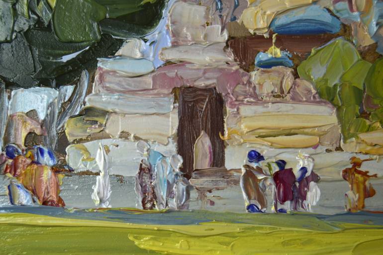 Original Impressionism Cities Painting by Viktoriia Slavinska