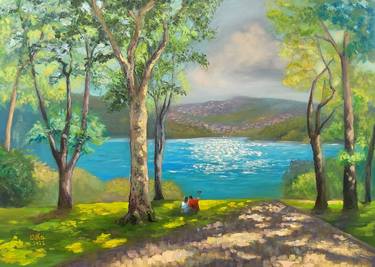 Original Landscape Paintings by Viktoriia Slavinska