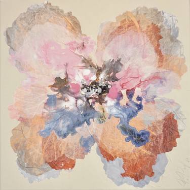 Original Abstract Floral Paintings by Frederic Paul