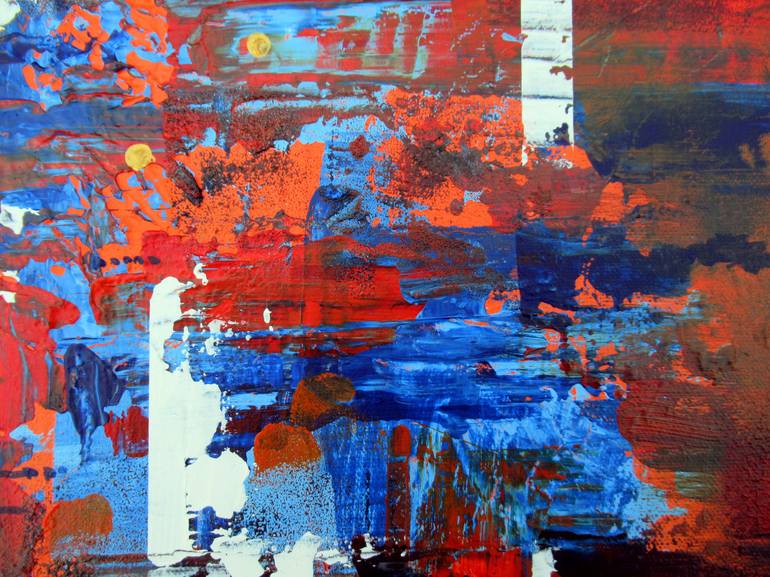 Original Abstract Expressionism Abstract Painting by Rick O'Brien