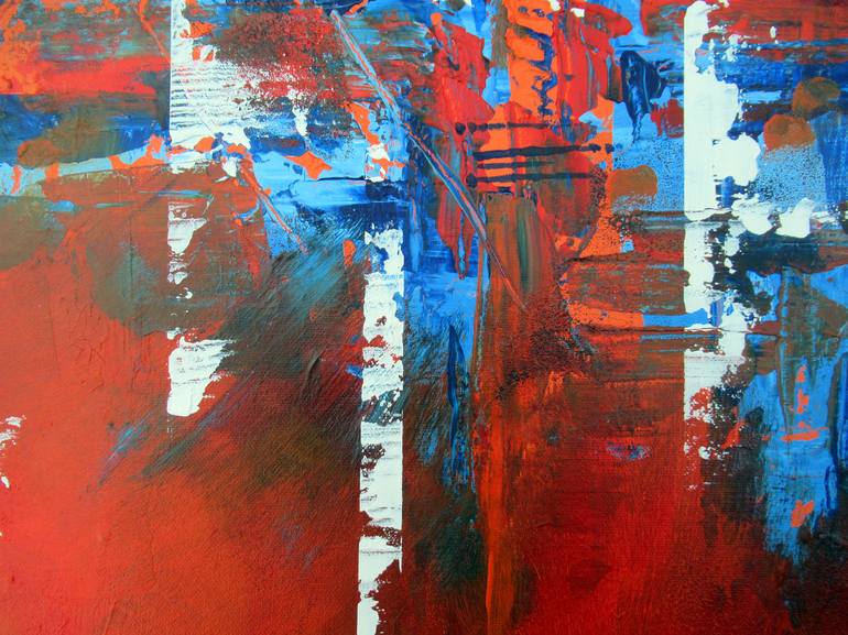 Original Abstract Expressionism Abstract Painting by Rick O'Brien