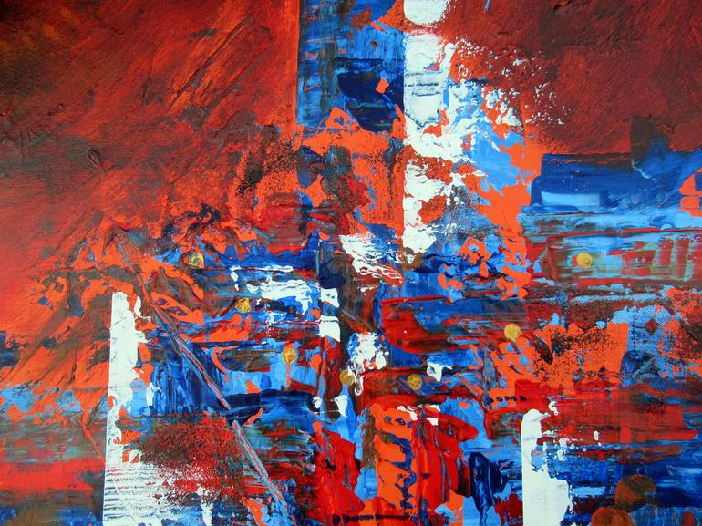 Original Abstract Expressionism Abstract Painting by Rick O'Brien