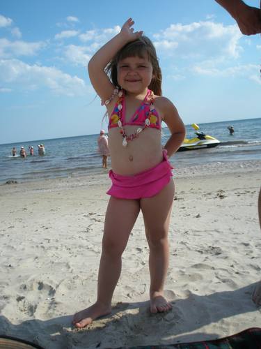 Vika on the beach thumb