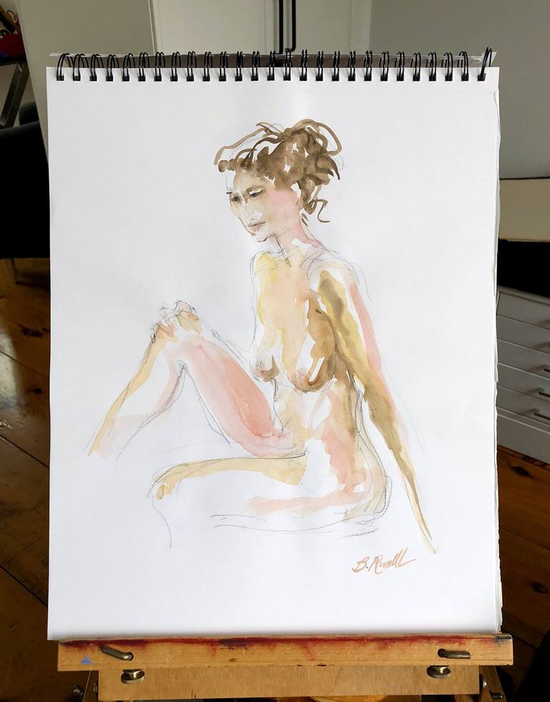 Original Nude Painting by B Russell Melzer