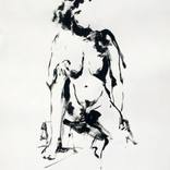 Ink Nude Study by B Russell Melzer