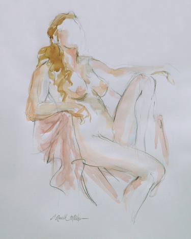Original Figurative Nude Paintings by B Russell Melzer