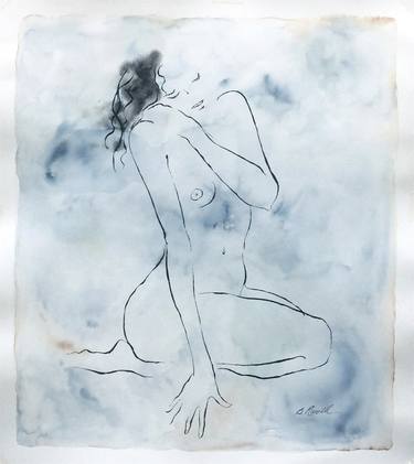 Original Figurative Nude Paintings by B Russell Melzer