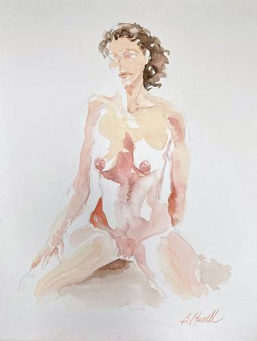 Original Expressionism Nude Paintings by B Russell Melzer