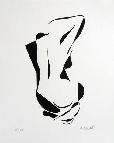 Original Nude Printmaking by B Russell Melzer