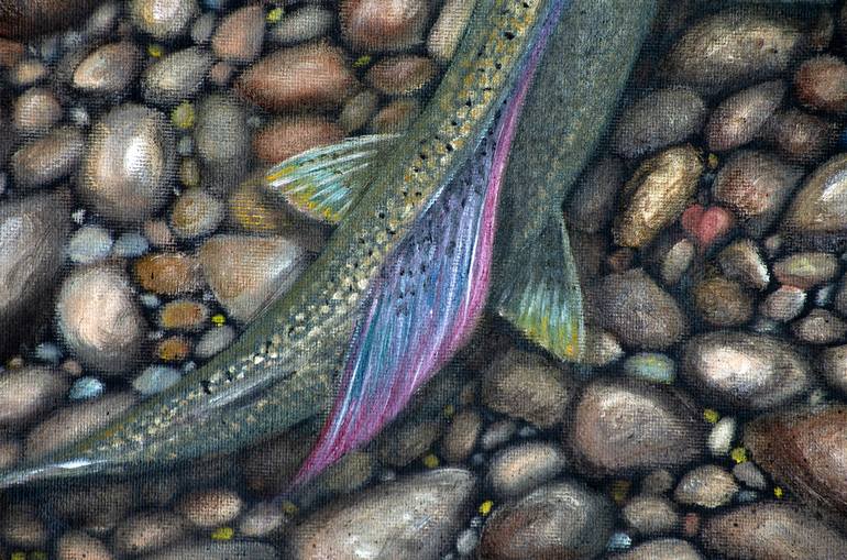 Original Fine Art Fish Painting by Roger Nilsson