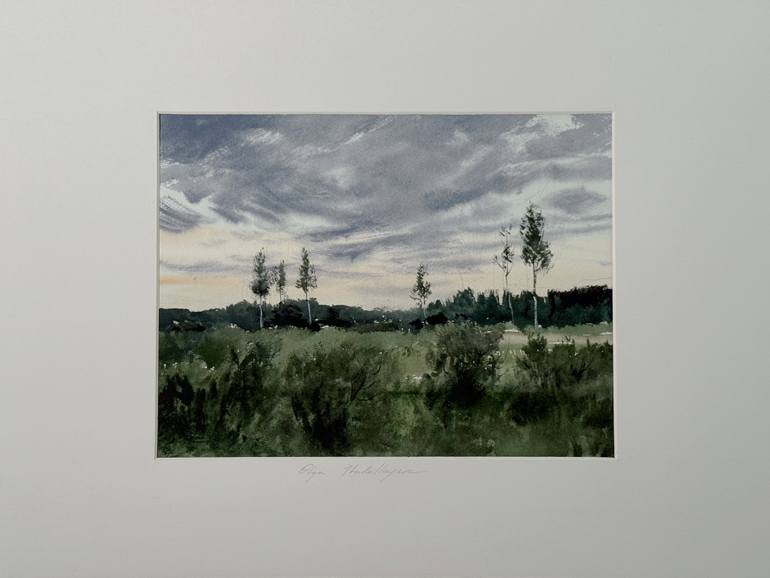 Original Impressionism Landscape Painting by Olga Ibadullayeva