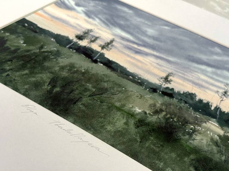 Original Impressionism Landscape Painting by Olga Ibadullayeva