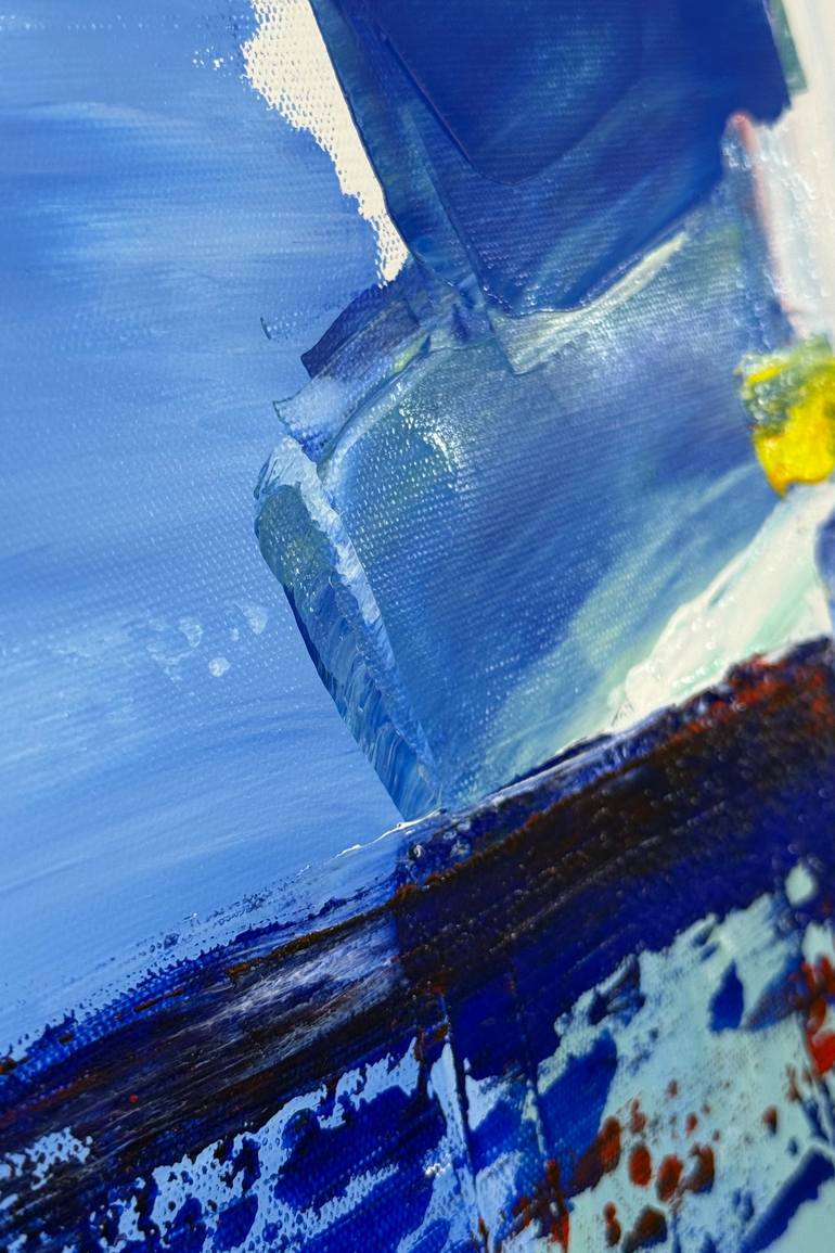 Original Abstract Expressionism Abstract Painting by Olga Ibadullayeva