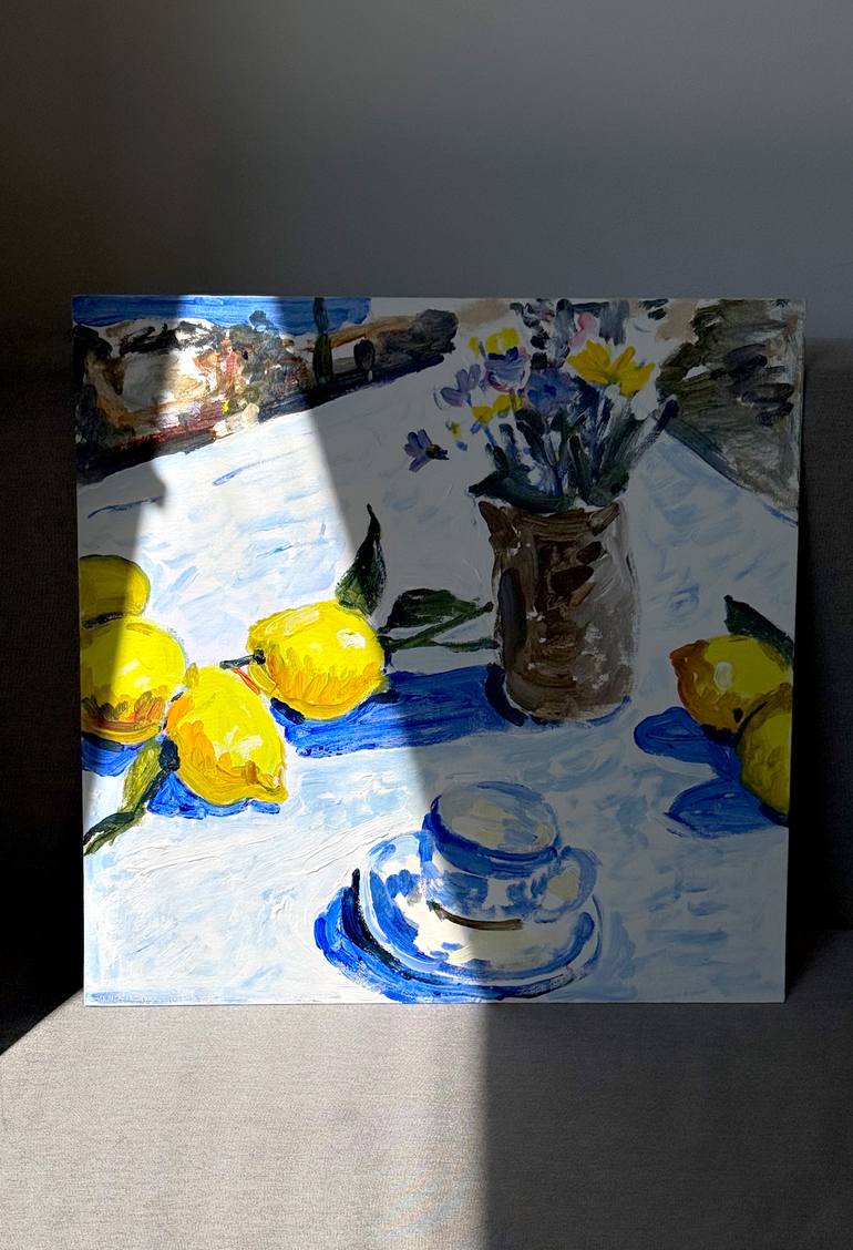 Original Impressionism Still Life Painting by Olga Ibadullayeva