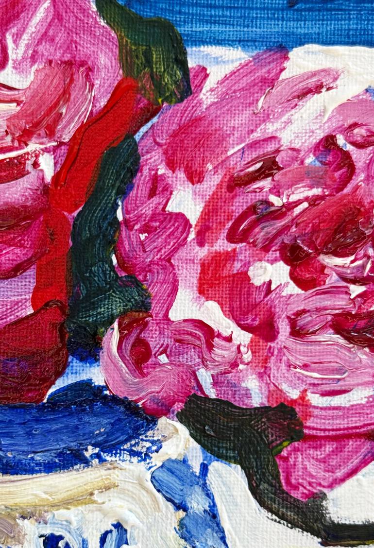 Original Art Deco Still Life Painting by Olga Ibadullayeva