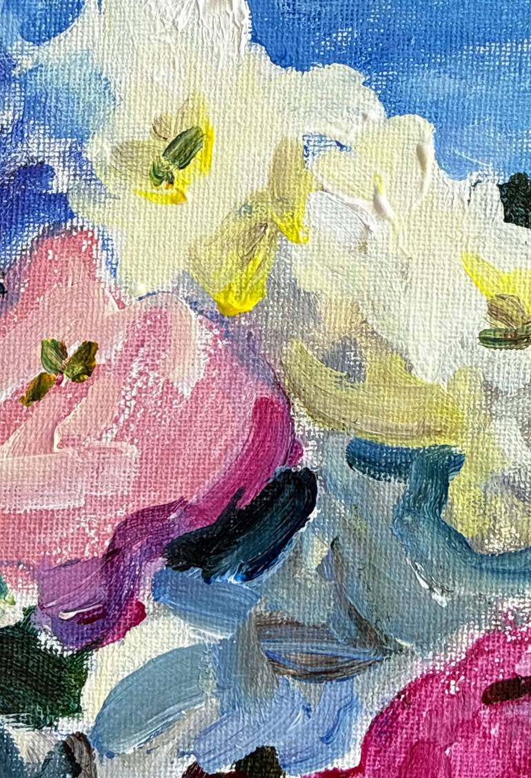 Original Art Deco Still Life Painting by Olga Ibadullayeva