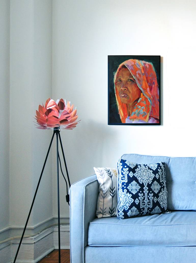 Original Figurative People Painting by Olga Ibadullayeva