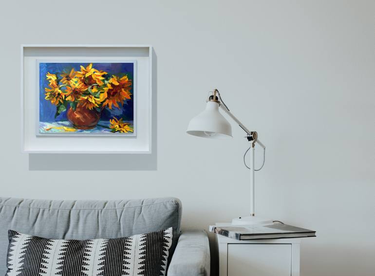 Original Expressionism Still Life Painting by Olga Ibadullayeva