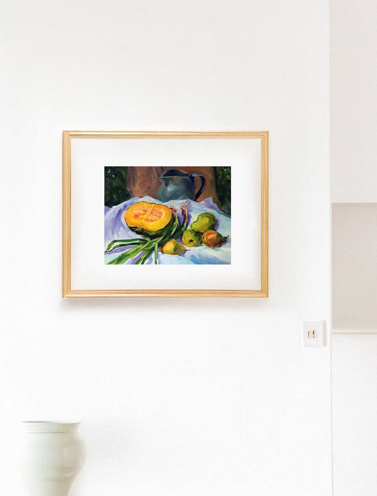 Original Expressionism Still Life Painting by Olga Ibadullayeva