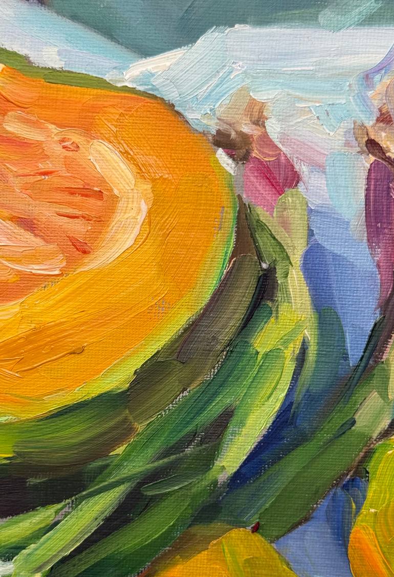 Original Expressionism Still Life Painting by Olga Ibadullayeva