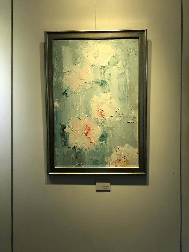 Original Abstract Expressionism Floral Painting by Olga Ibadullayeva