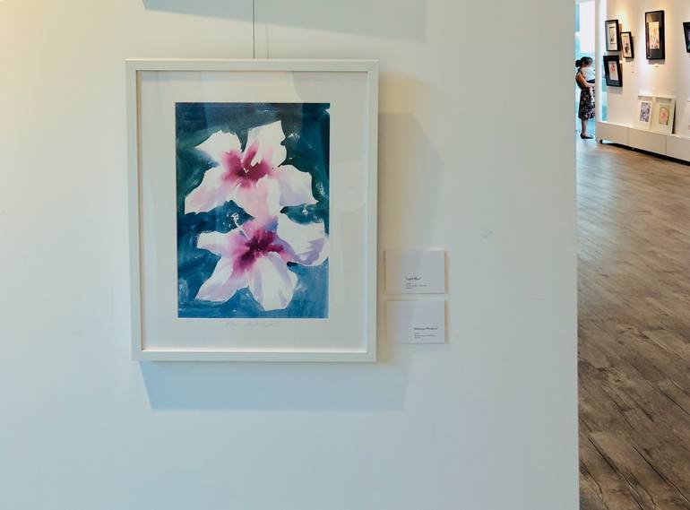 Original Abstract Floral Painting by Olga Ibadullayeva