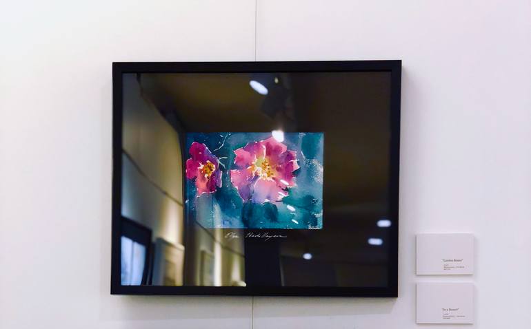 Original Conceptual Floral Painting by Olga Ibadullayeva