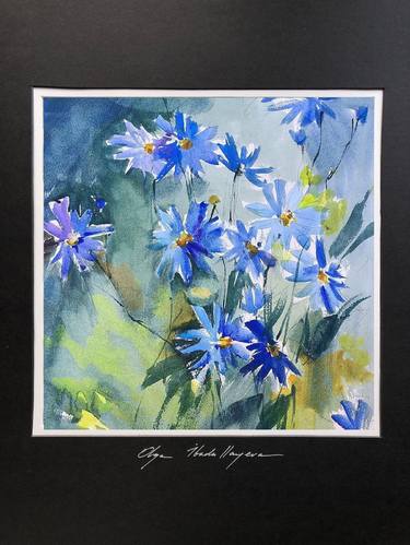 Print of Floral Paintings by Olga Ibadullayeva