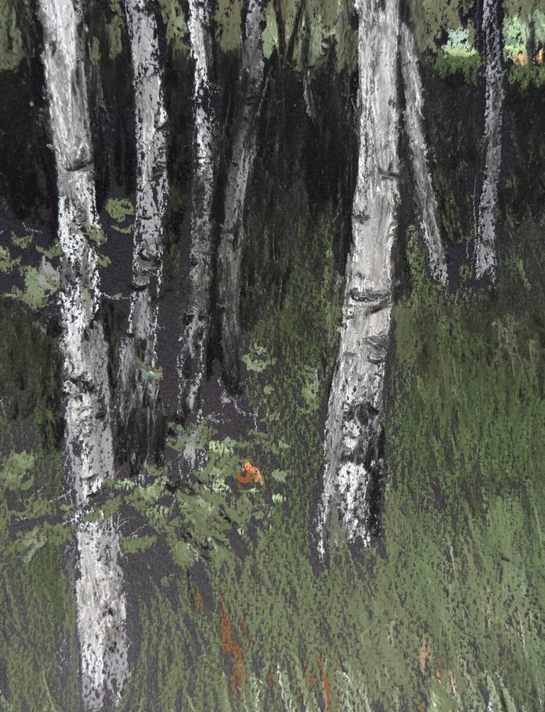 Original Expressionism Nature Painting by Olga Ibadullayeva