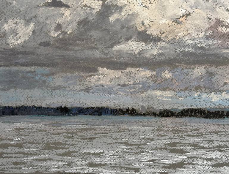 Original Expressionism Landscape Painting by Olga Ibadullayeva