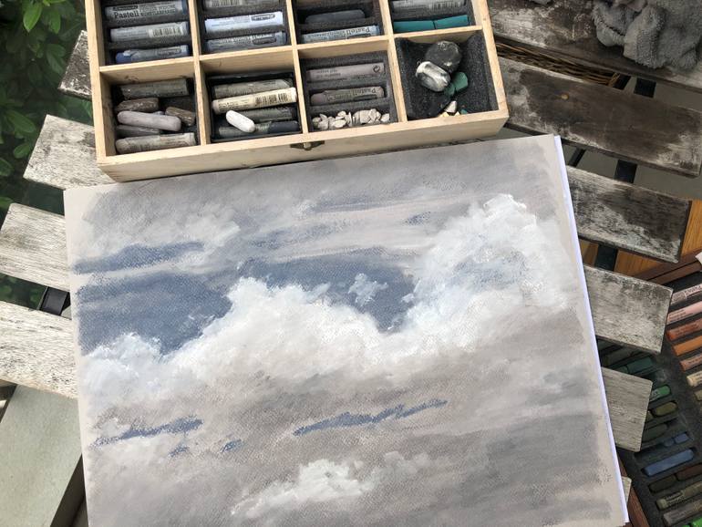 Original Minimalism Nature Painting by Olga Ibadullayeva