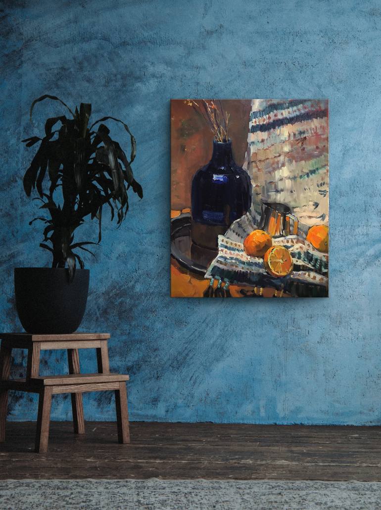 Original Realism Still Life Painting by Olga Ibadullayeva