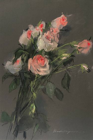 Print of Minimalism Floral Paintings by Olga Ibadullayeva