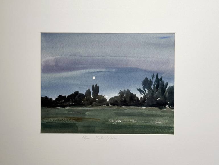 Original Expressionism Landscape Painting by Olga Ibadullayeva