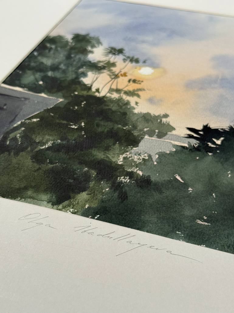 Original Impressionism Nature Painting by Olga Ibadullayeva