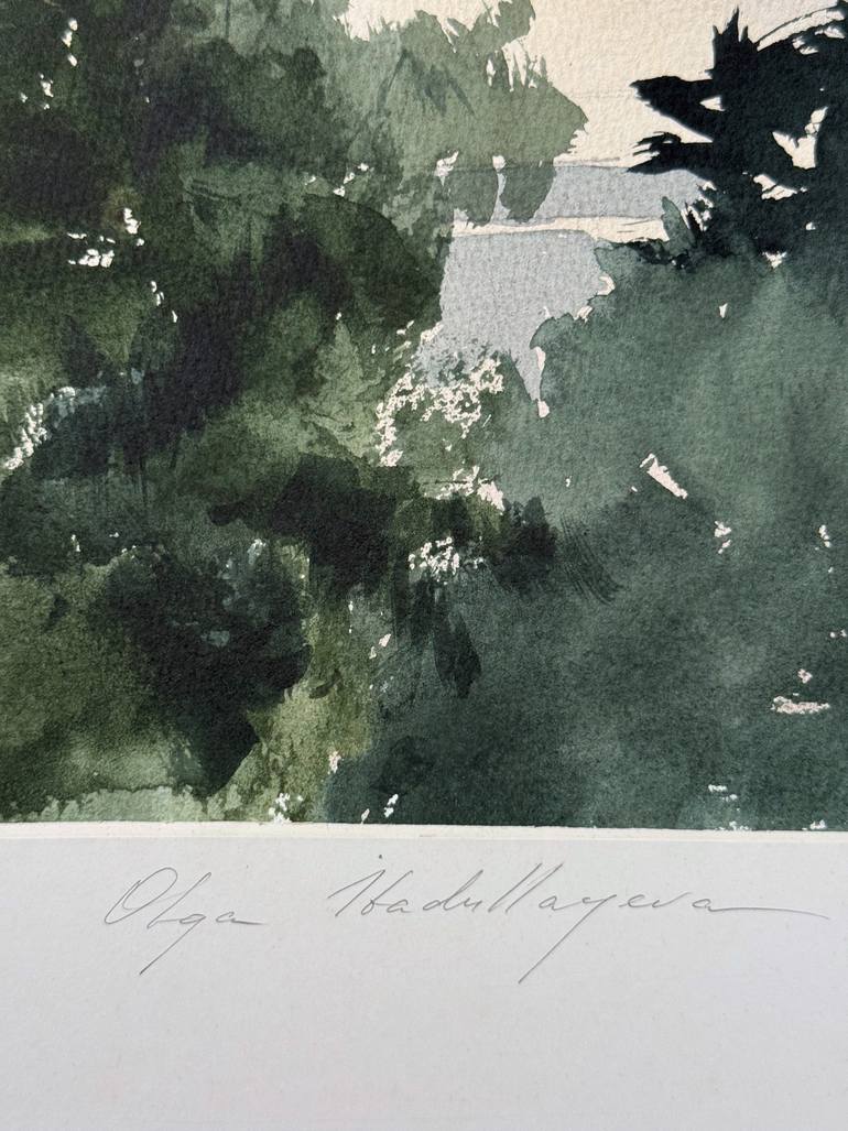 Original Impressionism Nature Painting by Olga Ibadullayeva