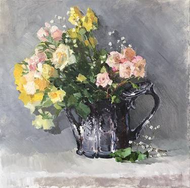 English Teapot with Roses thumb