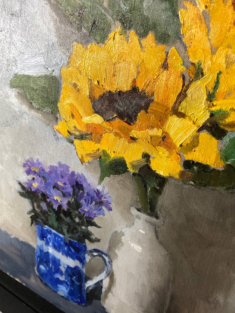 Original Expressionism Still Life Painting by Olga Ibadullayeva
