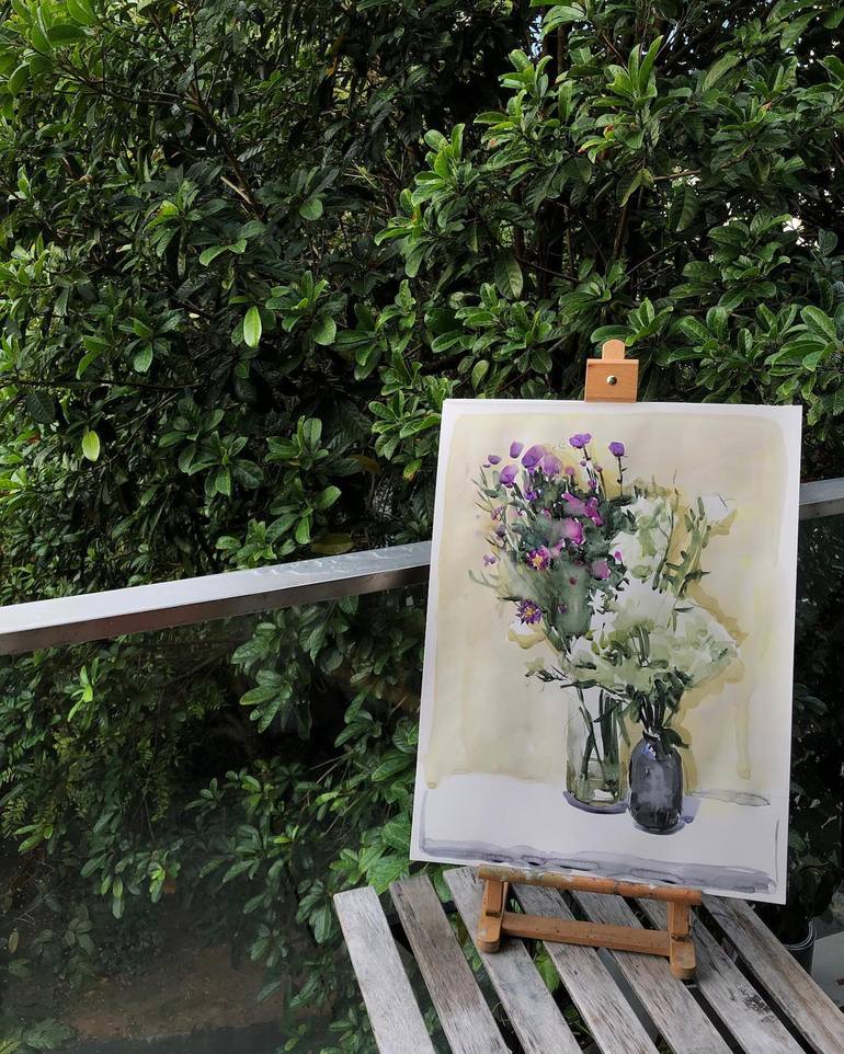 Original Figurative Still Life Painting by Olga Ibadullayeva