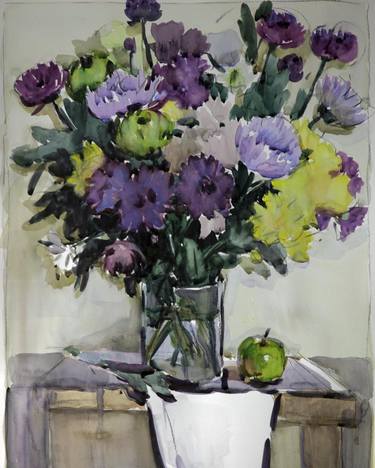 Print of Impressionism Still Life Paintings by Olga Ibadullayeva