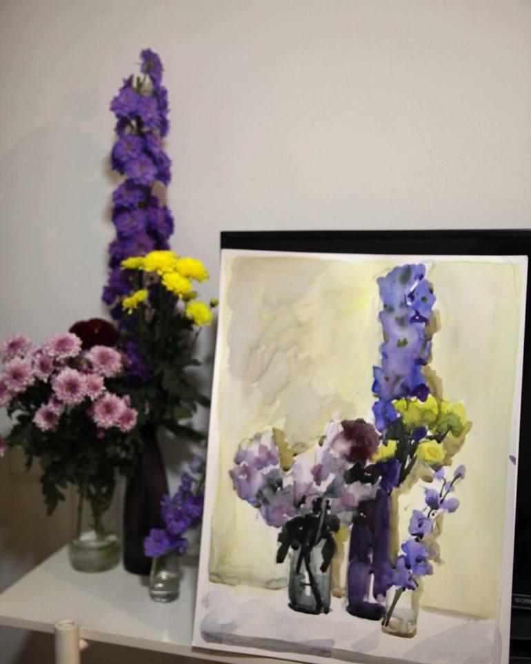 Original Figurative Still Life Painting by Olga Ibadullayeva