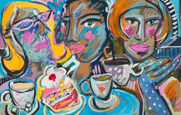Print of Expressionism Food & Drink Painting by Tamara Miodragovic