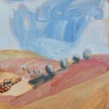 Blue Clouds Over Pink Land - Fowlers Gap No.2 by Emily Imeson