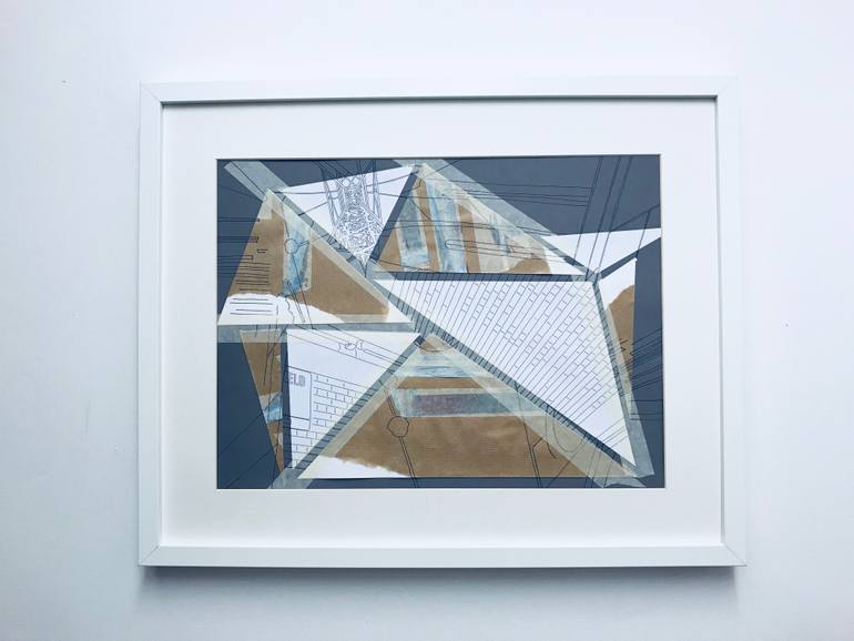 Original Illustration Abstract Collage by Kelly Marie Smith