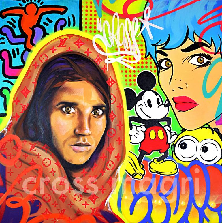 Original Portraiture Pop Culture/Celebrity Paintings by Cross Magri